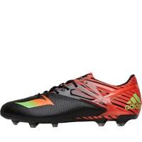 adidas Mens MESSI 15.2 FG / AG Football Boots Core Black/Solar Green/Solar Red