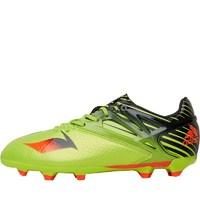 adidas Junior MESSI 15.1 FG / AG Football Boots Semi Solar Slime/Solar Red/Core Black