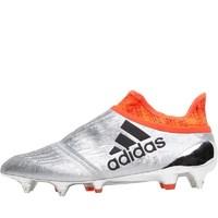 adidas Mens X 16+ Purechaos SG Football Boots Silver Metallic/Core Black/Solar Red