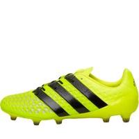 adidas Mens ACE 16.1 FG Football Boots Solar Yellow/Core Black/Silver Metallic