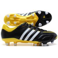 adiPure 11 Pro MiCoach Bundle Pack TRX FG Football Boots Black/Running White/Vivid Yellow