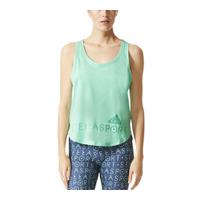 adidas womens stellasport climacool aeroknit gym tank top green luk 16 ...