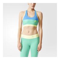 adidas Women\'s Stellasport Gym Bra - Blue/Yellow - L/UK 16-18