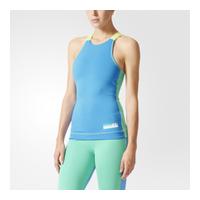 adidas Women\'s Stellasport Gym Tank Top - Blue/Green - L/UK 16-18