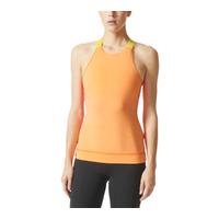 adidas Women\'s Stellasport Gym Tank Top - Orange/Pink - M/UK12-14