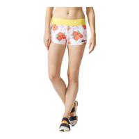 adidas womens stellasport printed gym shorts whitepink suk 8 10