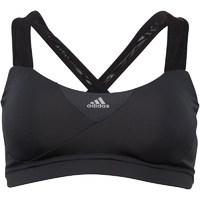 adidas womens supernova climacool sports bra top dark greyblack