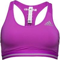 adidas womens techfit climachill sports bra top shock purplemid grey