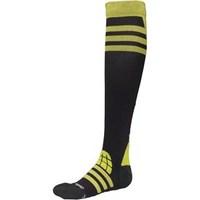 adidas techfit half cushioned running socks blacksemi solar slimewhite