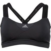 adidas Womens Supernova ClimaCool Sports Bra Top Dark Grey/Black