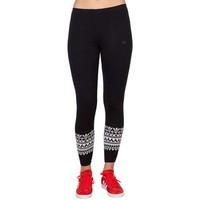 adidas leggins patterned womens tights in black