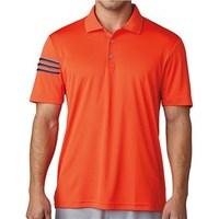 Adidas Mens ClimaCool 3 Stripes Club Crestable Polo Shirt