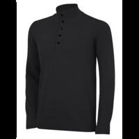 Adidas Mens Button-Up Mock Sweater