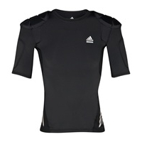 Adidas Tech Fit Rugby Protective Top - Black