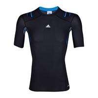 Adidas TechFit PowerWeb Top - Short Sleeve - Black