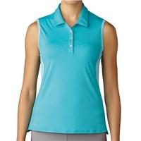 Adidas Ladies Essentials 3 Stripes Sleeveless Polo Shirt