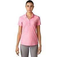 adidas ladies essential jacquard polo shirt