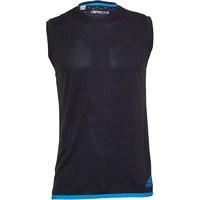 adidas Mens Uncontrol Climachill Sleeveless Training Top Chill Black/Chill Blue