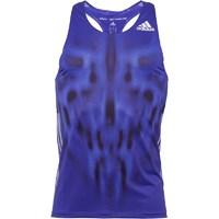 adidas mens adizero climacool running singlet night flash