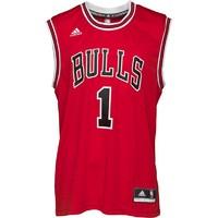 adidas mens chicago bulls replica jersey red