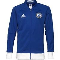 adidas Mens CFC Chelsea Anthem Jacket Chelsea Blue/White/Red