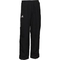 adidas Mens 3 Stripe Team ClimaLite Poly Track Pants Black/White/Lead