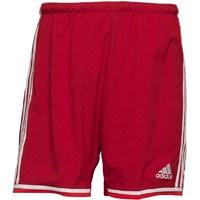 adidas Mens Condivo 14 3 Stripe ClimaCool Training Shorts University Red/White