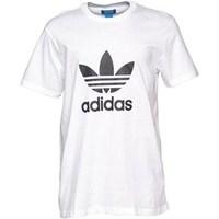 adidas originals mens trefoil t shirt white