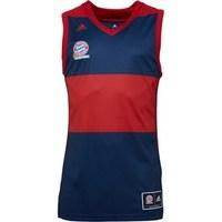 adidas Mens FCB Bayern Munich Third Replica Basketball Jersey Collegiate Navy/Power Red