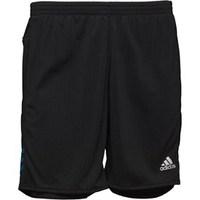 adidas mens response 3 stripe climalite 2 in 1 running shorts blackray ...