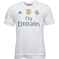 adidas Mens RMCF Real Madrid World Champions Home Jersey White/Clear Grey
