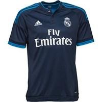 adidas mens rmcf real madrid third jersey night indigobright blue