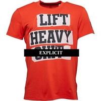 adidas Mens Lifter Graphic T-Shirt Bold Orange