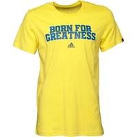 adidas mens greatness graphic t shirt yellow