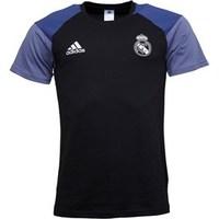 adidas mens rmcf real madrid t shirt blackraw purple