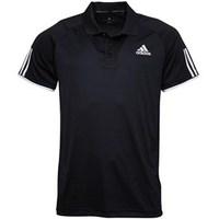 adidas mens club 3 stripe climacool tennis polo blackwhite