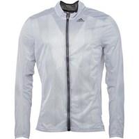 adidas Mens Adizero Ghost Climaproof Running Jacket White/Black