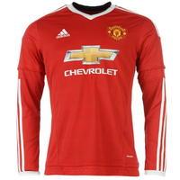 adidas Manchester United Home Shirt 2015 2016 Long Sleeve