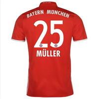 adidas Bayern Munich Muller Home Shirt 2016 2017