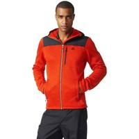 adidas Climaheat Fleece men\'s Fleece jacket in Red