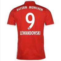 adidas Bayern Munich Lewandowski Home Shirt 2016 2017