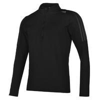 adidas response long sleeve half zip top mens