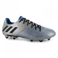 Adidas Messi 16.2 FG Mens Football Boots (Silver-Black)