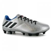 adidas messi 164 fg mens football boots silver black