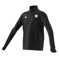 adidas County Kildare GAA Tiro 17 Training Top - Youth - Black/Dark Grey/White