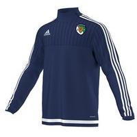 adidas county london tiro 15 quarter zip youth navy