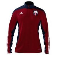 adidas county new york gaa mi team 14 quarter zip youth university red ...