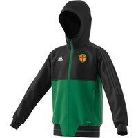 adidas County Donegal GAA Tiro 17 Presentation Jacket - Youth - Black/Green