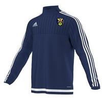 adidas County Cavan Tiro 15 Quarter Zip - Youth - Navy