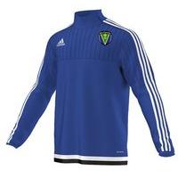 adidas County Roscommon Tiro 15 Quarter Zip - Youth- Royal